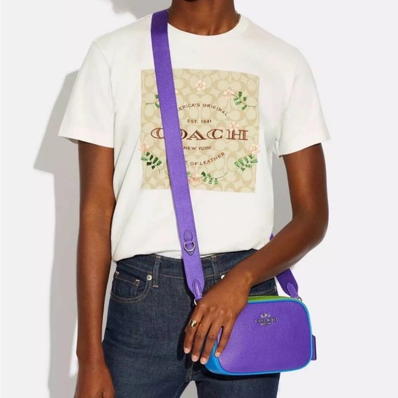 Coach Vibrant Purple and Blue Crossbody Bag
Purple - Picture 5 of 11